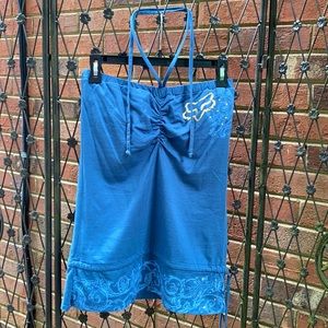 *Great cond* cute halter top w/ neck laces